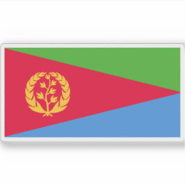 Vlag van de staat Eritrea Sticker