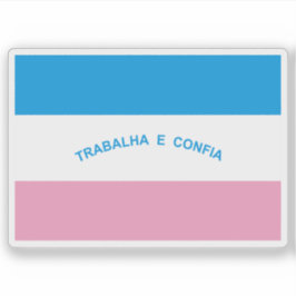 Vlag van de staat Espírito Santo, Brazilië Sticker