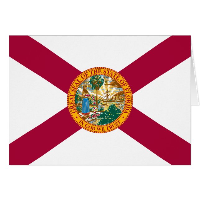 Vlag van de staat Florida (Voorkant Horizontaal)