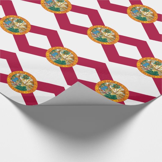 Vlag van de staat Florida Cadeaupapier (Hoek)