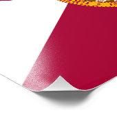 Vlag van de staat Florida Foto Afdruk (Hoek)