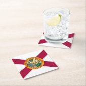 Vlag van de staat Florida Kartonnen Onderzetters (Insitu)