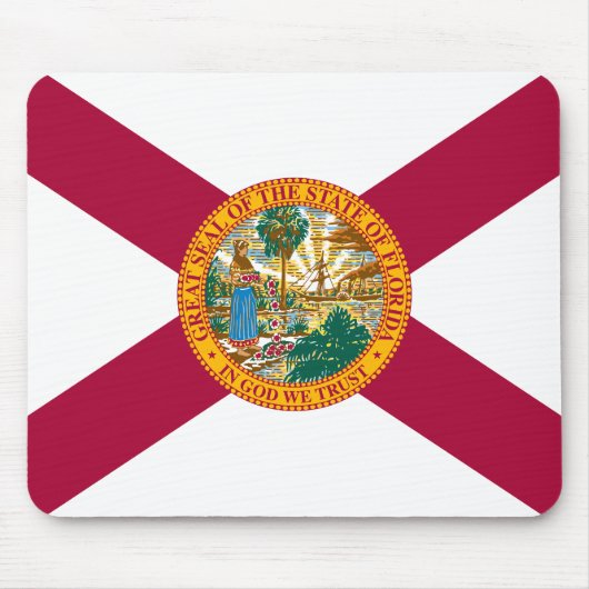 Vlag van de staat Florida Muismat (Voorkant)