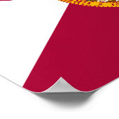 Vlag van de staat Florida Poster (Hoek)