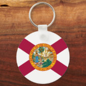 Vlag van de staat Florida Sleutelhanger (Achterkant)