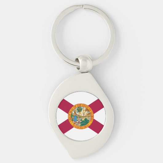 Vlag van de staat Florida Sleutelhanger (Voorkant)