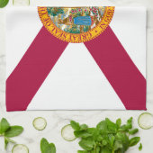 Vlag van de staat Florida Theedoek (Gevouwen)