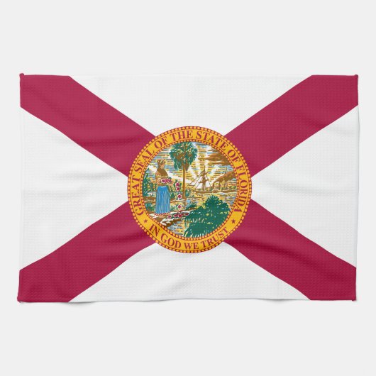 Vlag van de staat Florida Theedoek (Horizontaal)