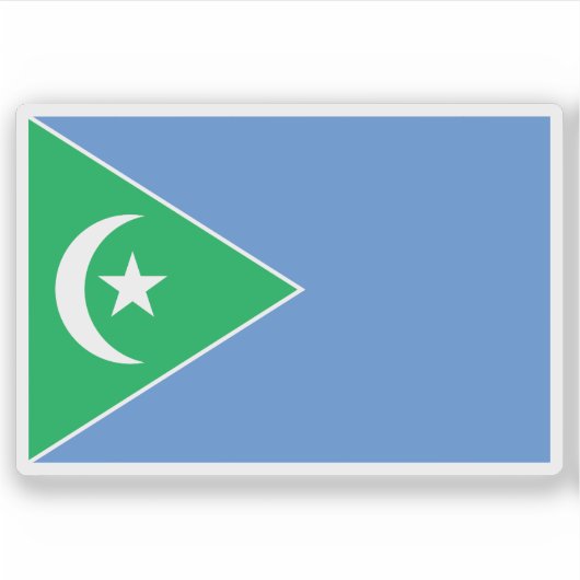 Vlag van de staat Galmudug, Somalië (2009-2010) Sticker (Voorkant)