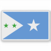Vlag van de staat Galmudug, Somalië (2015-cadeau) Sticker (Voorkant)