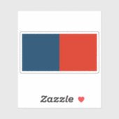 Vlag van de staat Haïti (1806-1811) Sticker (Vel)