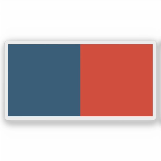 Vlag van de staat Haïti (1806-1811) Sticker (Voorkant)