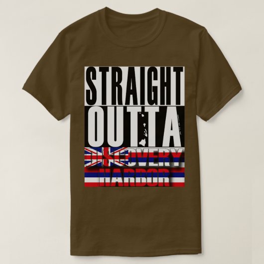 Vlag van de staat Hawaii in Discovery Harbor T-shirt (Design voorkant)