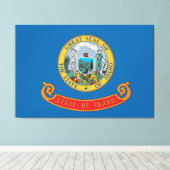 vlag van de staat Idaho Canvas Afdruk (Insitu (Houten vloer))