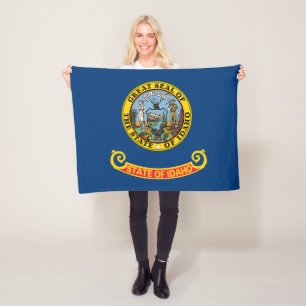 Vlag van de staat Idaho Fleece Deken