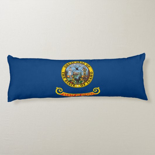 Vlag van de staat Idaho Lichaamskussen (Achterkant)