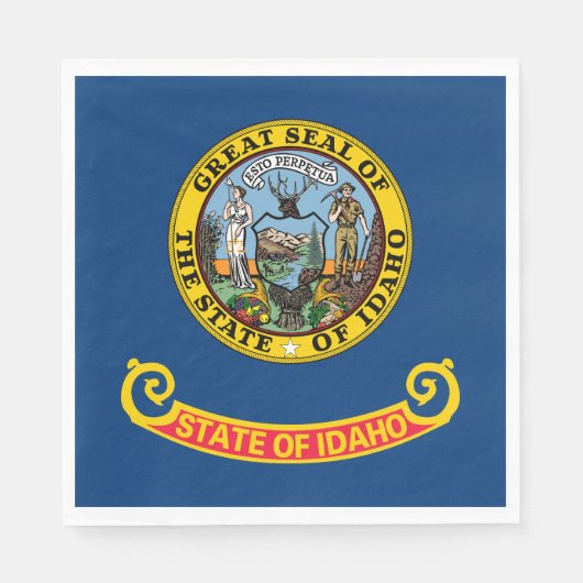Vlag van de staat Idaho Servet (Voorkant)