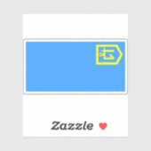 Vlag van de staat Idel-Oeral (1917-1918) Sticker (Vel)