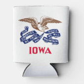 Vlag van de staat Iowa Blikjeskoeler (Voorkant)