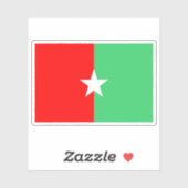 Vlag van de staat Jubaland, Somalië (1998-1999) Sticker (Vel)