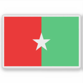 Vlag van de staat Jubaland, Somalië (1998-1999) Sticker