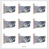 Vlag van de staat Kansas Sticker (Vel)