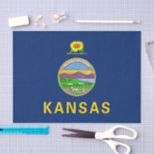 Vlag van de staat Kansas Tissuepapier (Craft)