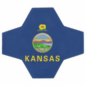 Vlag van de staat Kansas Voetbal (Enkel)
