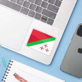 Vlag van de Staat Katanga (1960–1963), DR Congo Sticker (Laptop met iPhone)