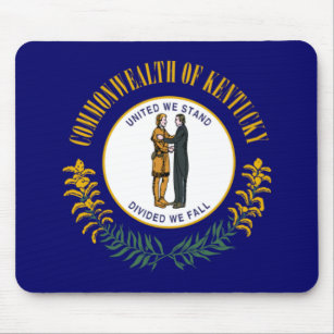 Vlag van de staat Kentucky Bluegrass Commonwealth Muismat