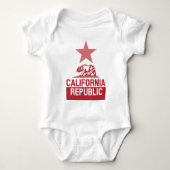 Vlag van de staat KLIFORNIË Romper (Voorkant)