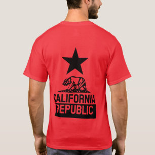 Vlag van de staat KLIFORNIË T-shirt