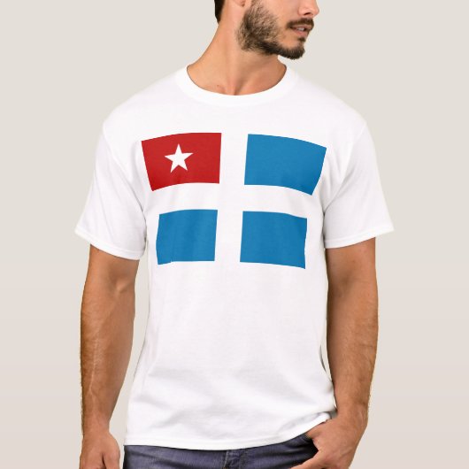 Vlag van de staat Kreta T-shirt (Voorkant)