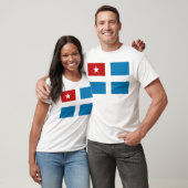 Vlag van de staat Kreta T-shirt (Unisex)