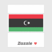 Vlag van de staat Libië Sticker (Vel)