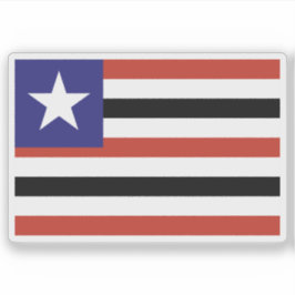 Vlag van de staat Maranhão, Brazilië Sticker