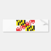 Vlag van de staat Maryland Bumpersticker (Voorkant)