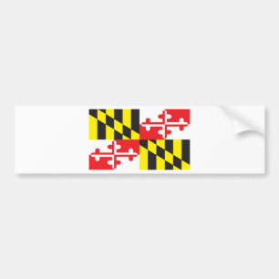 Vlag van de staat Maryland Bumpersticker
