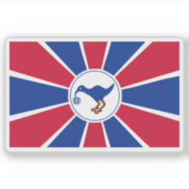 Vlag van de staat Melekeok, Palau Sticker