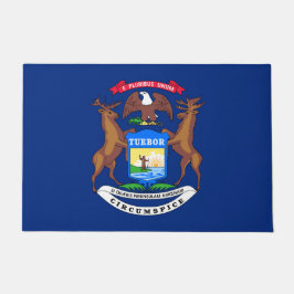 Vlag van de staat Michigan Deurmat