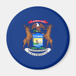 Vlag van de staat Michigan Magneet