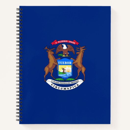 Vlag van de staat Michigan Notitieboek (Voorkant)