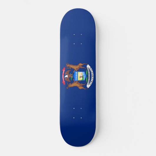 Vlag van de staat Michigan Persoonlijk Skateboard (Voorkant)