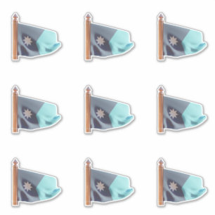 Vlag van de staat Minnesota (inkomend) Sticker