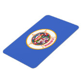 vlag van de staat Minnesota Magneet (Linkerzijde)