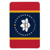 vlag van de staat Mississippi Magneet (Verticaal)