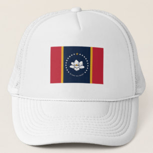 vlag van de staat Mississippi (nieuw in 2020) Trucker Pet
