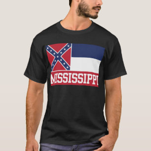 vlag van de staat Mississippi T-shirt