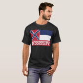 vlag van de staat Mississippi T-shirt (Voorkant volledig)