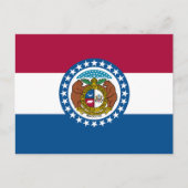 vlag van de staat Missouri Briefkaart (Voorkant)
